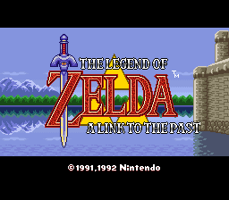 Legend of Zelda, The - A Link to the Past (Germany) Title Screen